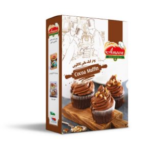 پودر کیک مافین کاکائویی آمون 500 گرمی